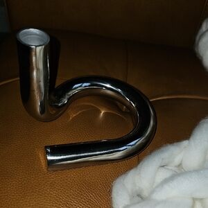 Threshold Modern Silver Home Accent Candleholder